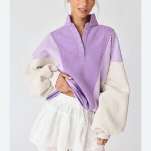 Express NWT Color Block Polo Sweater Top Cotton Pastel Fairy Tennis Preppy Small